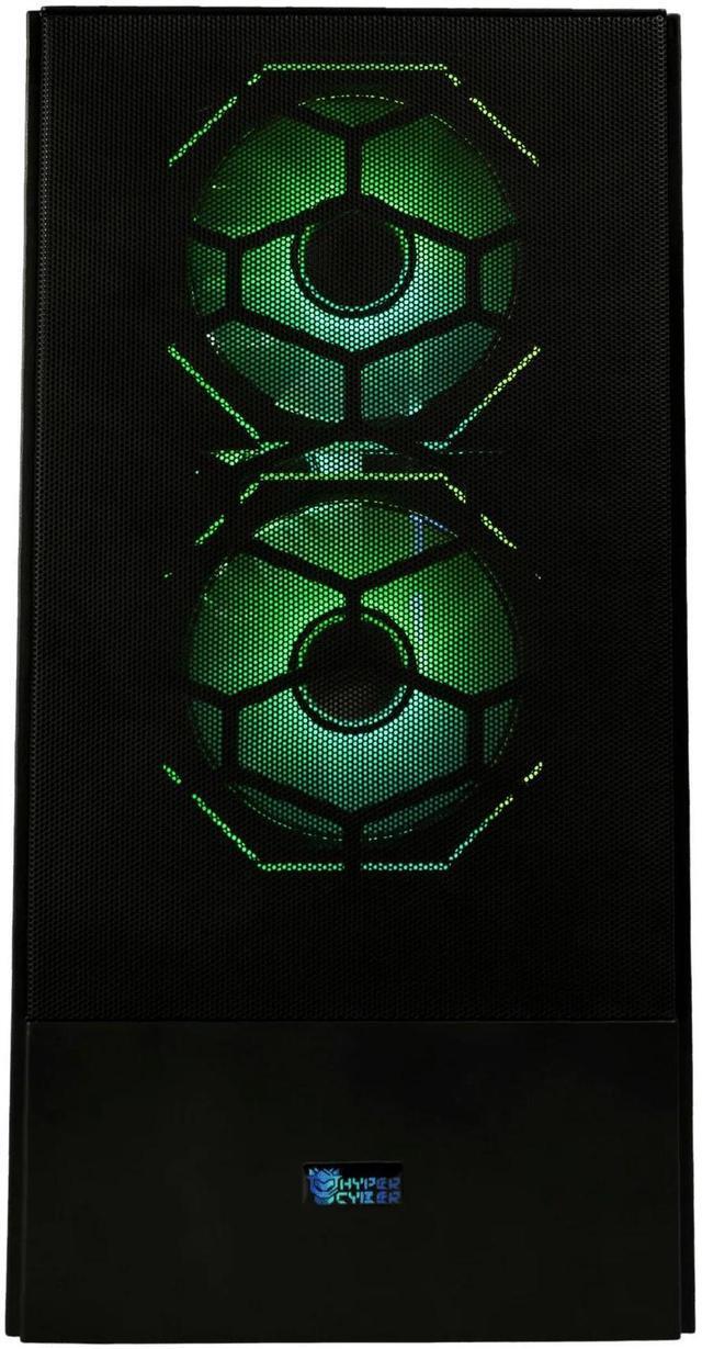 Alt view image 2 of 6 - HYPER CYBER Rage W Gaming PC Desktop Computer Intel Core i5-14600K, Nvidia Geforce RTX 4070 SUPER, 32GB DDR5, 1TB SSD, Windows 11 Home, VR Ready, RGB Lighting, WiFi, Ready to Use