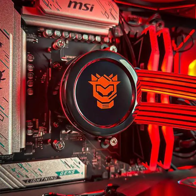 Alt view image 6 of 7 - HYPER CYBER PUNK Gaming PC Desktop Computer AMD Ryzen 9 9950X3D GeForce RTX 5070 32GB|2TB, Windows 11 Home, VR Ready, RGB Lighting, WiFi, Ready to Use
