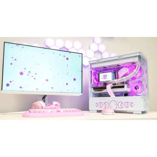 Alt view image 2 of 5 - Hyper Cyber Aurora Ryzen CPU | Ryzen GPU | GeForce GPU | Gaming PC
