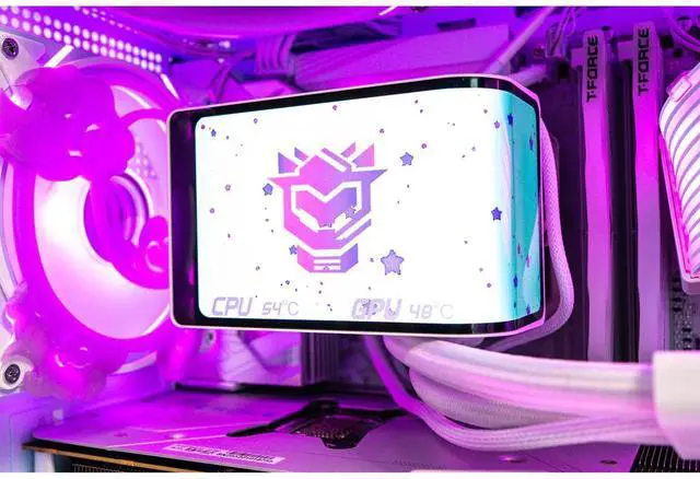 Alt view image 2 of 5 - Hyper Cyber Aurora Ryzen CPU | Ryzen GPU | GeForce GPU | Gaming PC AMD Ryzen 7 7800X3D NVIDIA GeForce RTX 5070 12GB