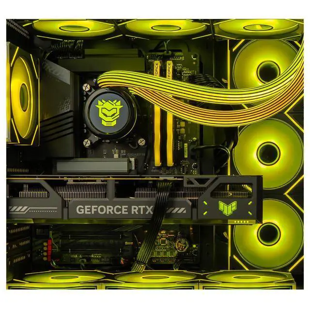 Alt view image 5 of 5 - Hyper Cyber Project - 026 Ryzen CPU | GeForce GPU | Custom Cooler Display | Gaming PC AMD Ryzen 9 9950X3D NVIDIA GeForce RTX 5080