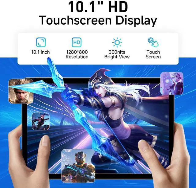 Alt view image 5 of 7 - TPV 10.1" 2 in 1 Tablet/Laptop Computer, 12GB RAM+256GB SSD, Windows 11 Tablet Touchscreen with Stylus and Keyboard, Intel M3-8100Y Processor(up to 3.40GHz), WiFi 5, BT 5, HDMI, Dual Camera, Gray