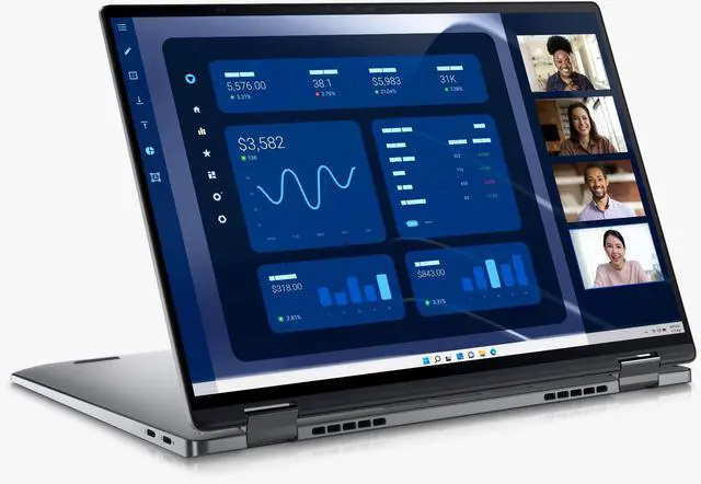 Alt view image 5 of 7 - Dell Latitude 9000 (9450) 2-in-1 Laptop - 14 inch QHD+ (2560 x 1600) 500-nits Touch Display - Intel Core Ultra 7-165U - 1TB - 16GB RAM - Win11 pro- 5G Qualcomm (eSIM)