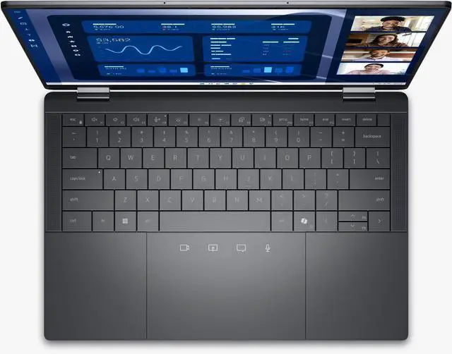 Alt view image 7 of 7 - Dell Latitude 9000 (9450) 2-in-1 Laptop - 14 inch QHD+ (2560 x 1600) 500-nits Touch Display - Intel Core Ultra 7-165U - 1TB - 16GB RAM - Win11 pro- 5G Qualcomm (eSIM)