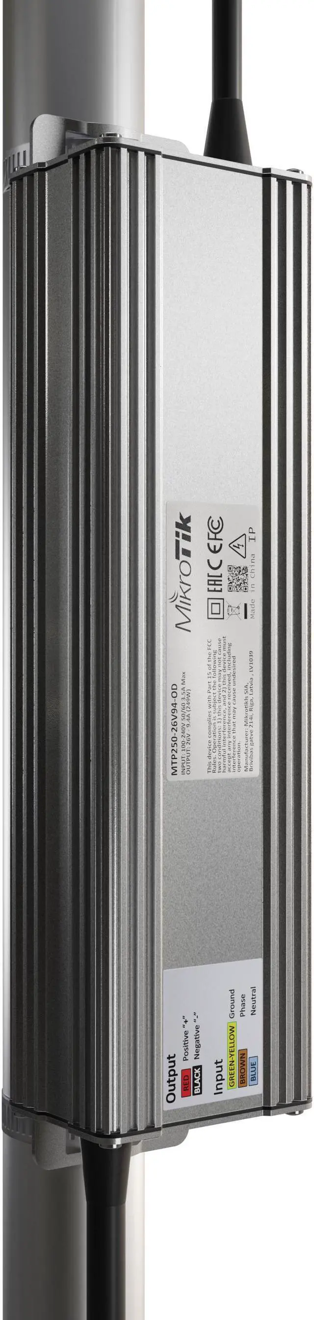 Alt view image 3 of 4 - MikroTik MTP250-53V47-OD Outdoor 53V AC/DC power supply unit for MikroTik netPower
