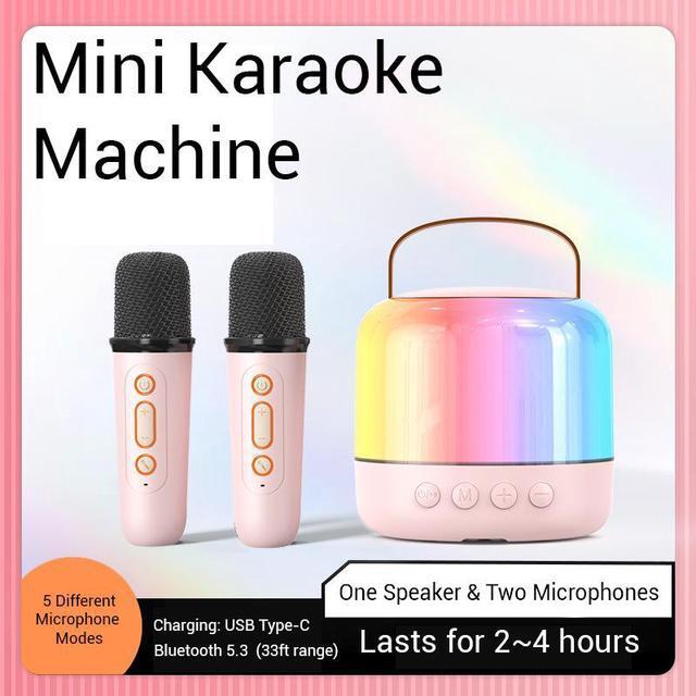 Main image of Mayflower Mini Karaoke Machine for Kids Adults, Portable Bluetooth Karaoke Speaker with 2