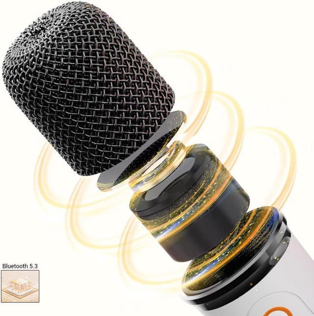 Alt view image 3 of 5 - Mayflower Mini Karaoke Machine for Kids Adults, Portable Bluetooth Karaoke Speaker with 2