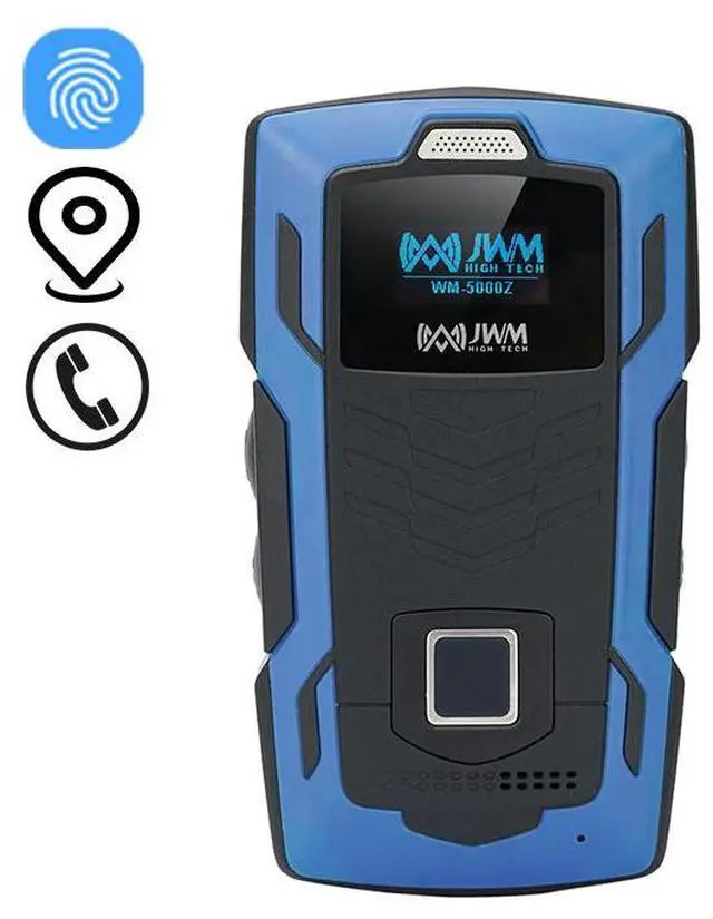 Main image of JWM GPS Guard Tour Patrol System, GPS, Fingerprint Recognition, Phone Calling, 4G Online Guard Patrol Checkpoint System for Hotels, Hospital, School, Real-Time Track and Data Transmission