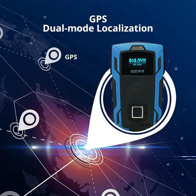 Alt view image 3 of 7 - JWM GPS Guard Tour Patrol System, GPS, Fingerprint Recognition, Phone Calling, 4G Online Guard Patrol Checkpoint System for Hotels, Hospital, School, Real-Time Track and Data Transmission