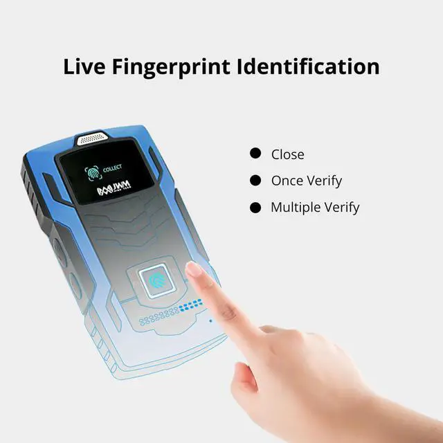 Alt view image 3 of 7 - JWM Guard Patrol Tour System with Fingerprint Recognition, Phone Calling, 4G Online Real-Time Patrol Checkpoint System for Hotels, Free Cloud Software