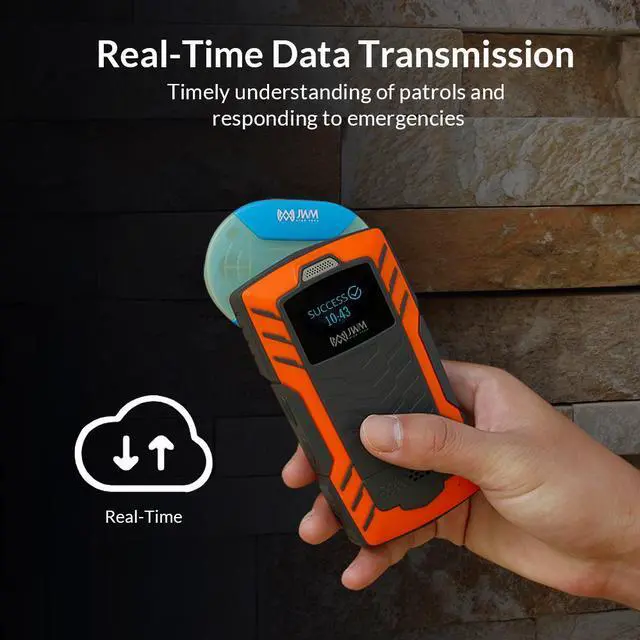 Alt view image 3 of 6 - JWM Guard Patrol Tour System, 4G Online Guard Patrol Wand for Hotels, Free Cloud Software, Real-Time Track and Data Transmission