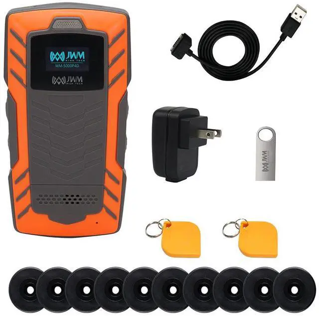 Alt view image 2 of 6 - JWM Guard Patrol Tour System, 4G Online Guard Patrol Wand for Hotels, Free Cloud Software, Real-Time Track and Data Transmission