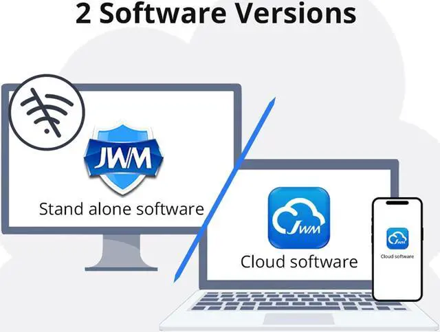 Alt view image 2 of 7 - [Official Store] JWM Long Range Guard Tour Patrol System with Downloader, RFID Flashlight Security Guard Equipment with OLED Screen, Free Cloud Software, 2.4G Card for Long Distance Reading