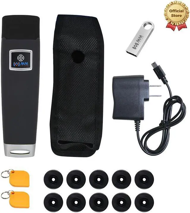 Main image of [Official Store] JWM Guard Tour Patrol System, 125kHz RFID Security Guard Equipment with LCD Screen, Professional Guard Monitoring Attendance System, Free Software