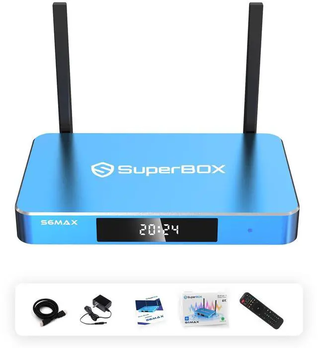 Main image of Superbox S6MAX 4GB RAM+64GB ROM,6K HD,Super tv box,With revolutionary Time-shift feature,1200+ Channel