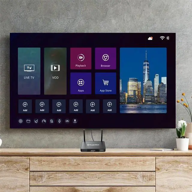 Alt view image 5 of 6 - SuperBox S6 PRO 2025 Newest Version Smart Box Fully, Stable  TV Box 2025 Elite, Authorised TV Box for TV with 1*Voice Remote, Super SmartS5 PRO Bundle TV Box for Family Fun with 4G RAM+32G Storage
