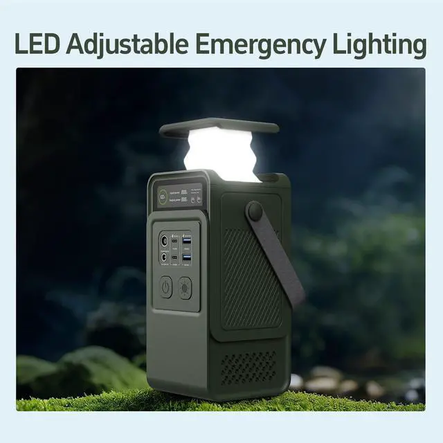 Alt view image 6 of 7 - CTOLITY 200W Portable Power Station -192Wh LiFePO4 Battery, 140W Fast Charging, Lightweight 1.75kg, Ideal for Camping, Outdoor Adventures, and Emergency Backup,same to c200 dc