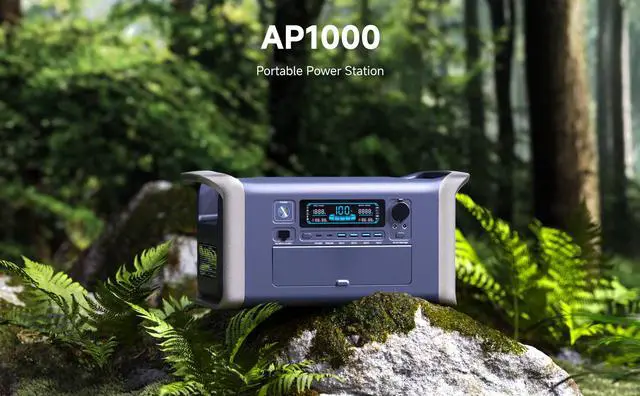 Alt view image 2 of 6 - CTOLITY Portable Power Station, 1600W (Peak 3200W) Solar Generator, Full Charge in 1 hour, 1024wh LiFePO4 Battery for Home Backup, Power Outages, and Outdoor Camping 1600W+400W SOLAR PANEL