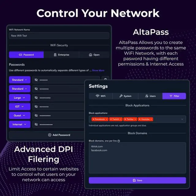 Alt view image 6 of 7 - S48APOE | 48-Port Full PoE+ Managed Switch | 740W Power Budget | 32× 1GbE PoE+ Ports | 16× 2.5GbE PoE+ Ports | 4× 10Gb SFP+ Uplinks | Cloud & Bluetooth Management| Rackmount | Fan Cooled