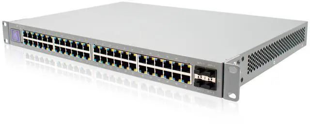 Main image of S48APOE | 48-Port Full PoE+ Managed Switch | 740W Power Budget | 32× 1GbE PoE+ Ports | 16× 2.5GbE PoE+ Ports | 4× 10Gb SFP+ Uplinks | Cloud & Bluetooth Management| Rackmount | Fan Cooled