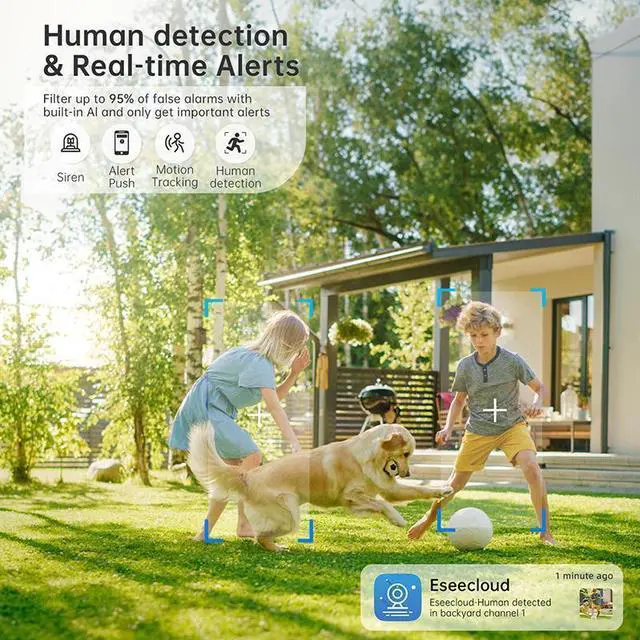 Alt view image 5 of 5 - Noahtec Wireless 2K Light Bulb Camera with 5G/2.4G Compatibility, Two-Way Talk, and Humanoid Tracking  Smart Alarm and Color Night Vision for Enhanced Home Security