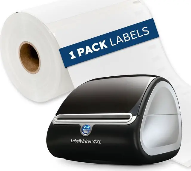 Alt view image 2 of 7 - LabelMe 4x6 Shipping Labels Roll, Thermal Labels 4x6 Compatible with Dymo 4XL Label Printer, Perforated Strong Adhesive 250 Per Roll