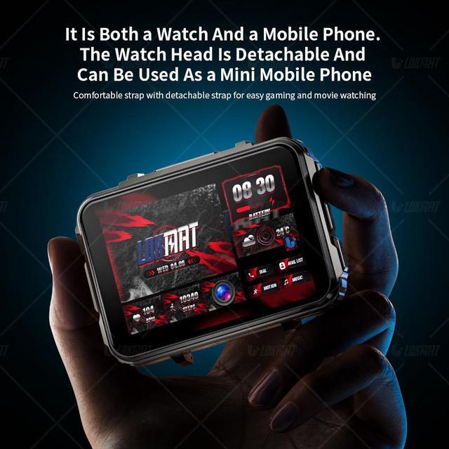 Alt view image 3 of 7 - LOKMAT APPLLP 5 MAX Smart Phone Watch Can Be Inserted With 4G/5G Phone Card, Full Network Access WiFi Internet Access, Junior And Senior High School Students Independent Call Multi-Function