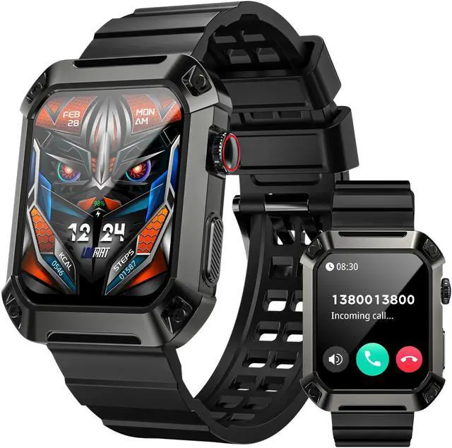 Main image of LOKMAT OCEAN 2 PRO Smart Watch 1.85-Inch Screen Zinc Alloy Material Bluetooth Call Information Push Heart Rate Sleep Blood Oxygen Health Monitoring IP68 Waterproof Sedentary Reminder Remote Control