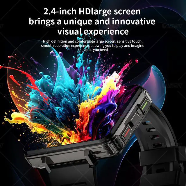 Alt view image 2 of 7 - LOKMAT APPLLP 5 MAX Smart Phone Watch Can Be Inserted With 4G/5G Phone Card, Full Network Access WiFi Internet Access, Junior And Senior High School Students Independent Call Multi-Function 6GB+128GB