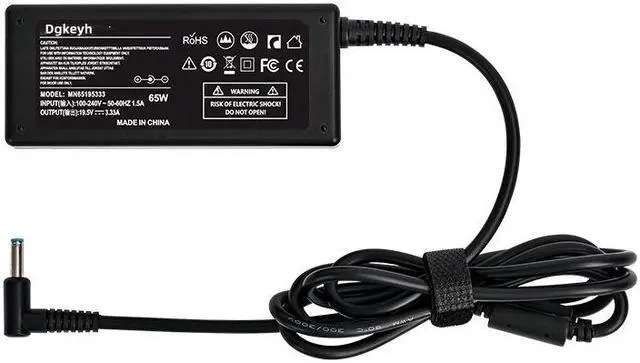 Alt view image 7 of 7 - Dgkeyh Applicable to HP 65W Laptop Charger Adapter Parameters 19.5V3.33A Interface 4.5×3.0mm Blue Port Efficiency High temperature Low Charge faster and safer Compatible with 45W