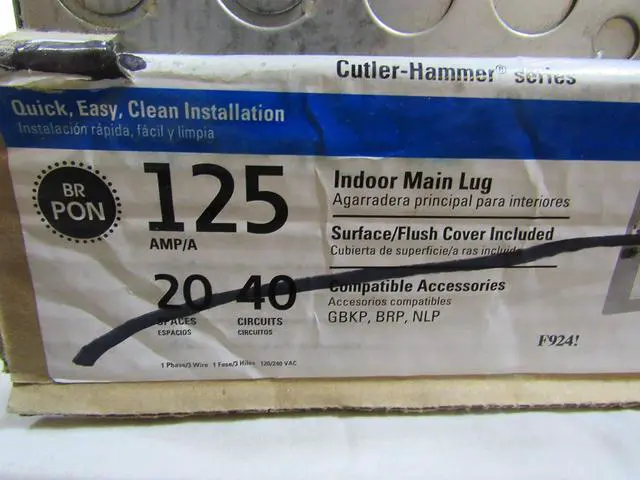 Alt view image 2 of 7 - LOAD CTR MAIN LUG 125A
