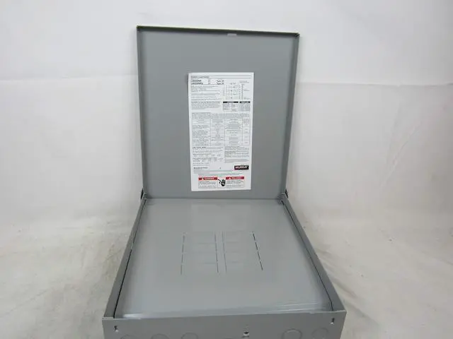 Alt view image 5 of 7 - Murray LW008NR Murray 8 Space, 16 Circuit, 125 Amp, Main Lug, Flush Mount, Outdoor Load Center,