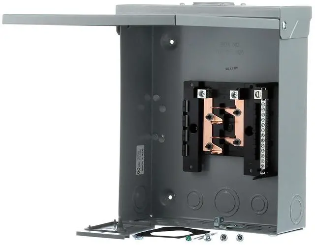 Alt view image 7 of 7 - Murray LW008NR Murray 8 Space, 16 Circuit, 125 Amp, Main Lug, Flush Mount, Outdoor Load Center,