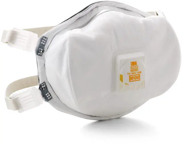 Alt view image 18 of 20 - 3M N100 Disp Respirator