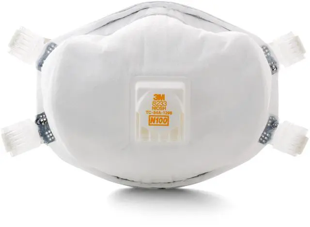 Alt view image 19 of 20 - 3M N100 Disp Respirator