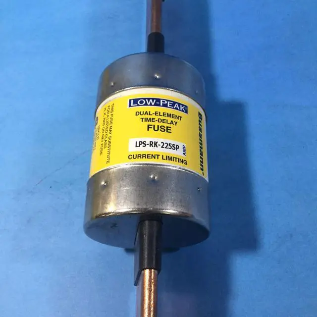 Alt view image 6 of 7 - Cooper Bussmann LPS-RK-225SP Low-Peak Dual Element Time Delay Fuse