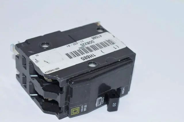 Alt view image 8 of 10 - SQUARE D QOB220 Miniature Circuit Breaker, QO Series, 20A, 2 Pole, 120/240V AC,