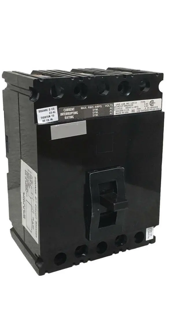 Main image of SCHNEIDER ELECTRIC FHL36090 Molded Case Circuit Breaker 600-Volt 90-Amp Electrical Box
