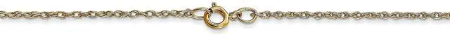Alt view image 4 of 7 - 14k Yellow Gold .95mm 8R Carded Chain Necklace Fine Jewelry For Women Gifts For Her, 18"