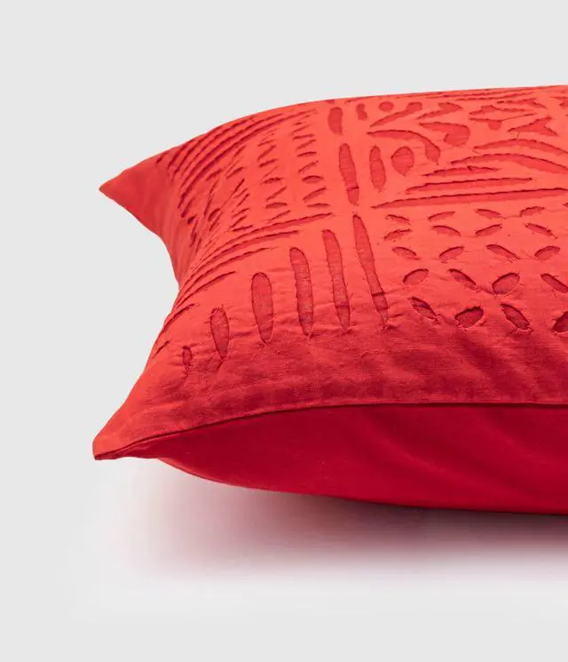 Alt view image 3 of 6 - Expobazaar Cushion Cover Applique Gulchand Design, Set Of 2