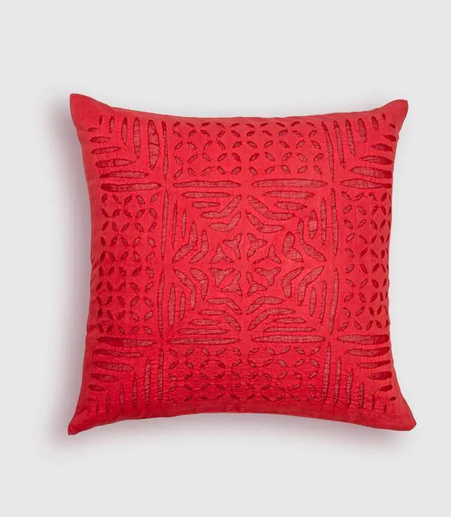 Alt view image 5 of 6 - Expobazaar Cushion Cover Applique Gulchand Design, Set Of 2
