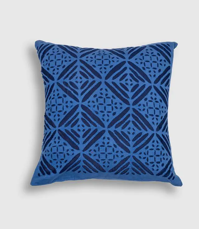 Alt view image 3 of 6 - Expobazaar Cushion Cover Applique Diamond Design, Set Of 2