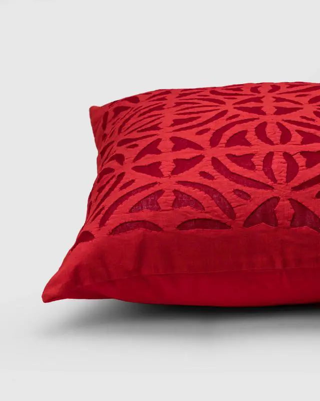 Alt view image 4 of 5 - Expobazaar Cushion Cover Applique Ball Design, Set Of 2