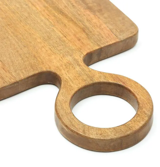 Alt view image 2 of 3 - Expobazaar Cheese Board / Cutting Board  Square Handcrafted from Premium Mango Wood