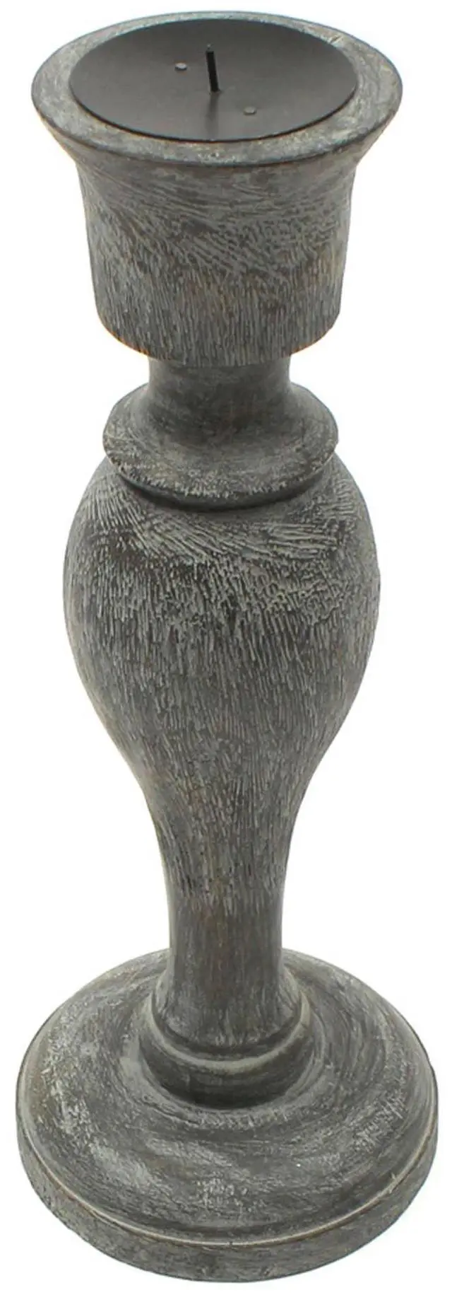 Alt view image 2 of 5 - Expobazaar Decorative Wooden Centerpiece Candle Holder (2022918-2327)- 6" X 16"
