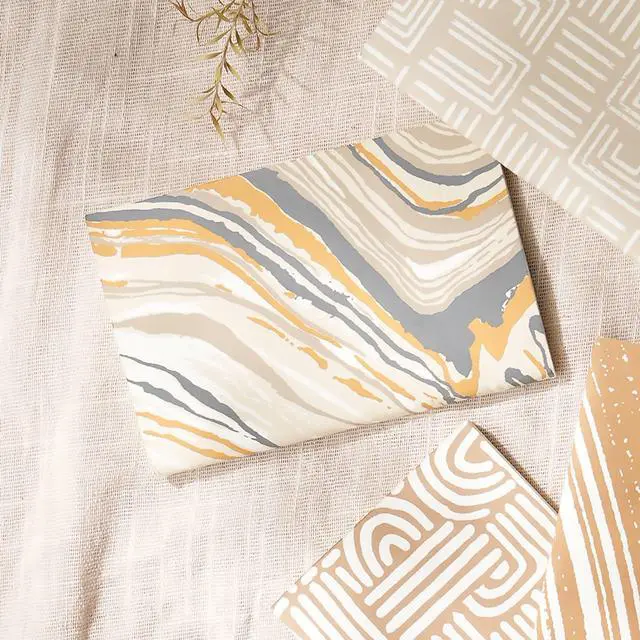 Alt view image 2 of 5 - ExpoBazaar Soft Cover Orange/Brown Note Book - Pack of 5