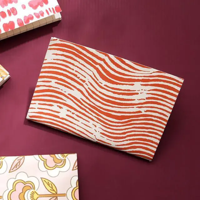 Main image of ExpoBazaar Soft Cover Red Waves Note Book - Pack of 5