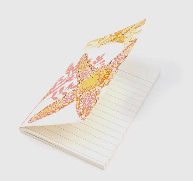 Alt view image 4 of 5 - ExpoBazaar Soft Cover Orange Starfish Note Book - Pack of 5