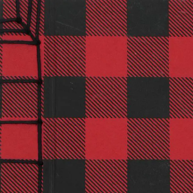 Alt view image 2 of 5 - ExpoBazaar Checkered Notebook Red - Pack of 6