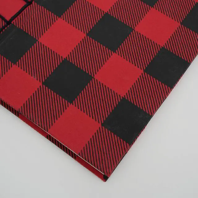 Alt view image 3 of 5 - ExpoBazaar Checkered Notebook Red - Pack of 6